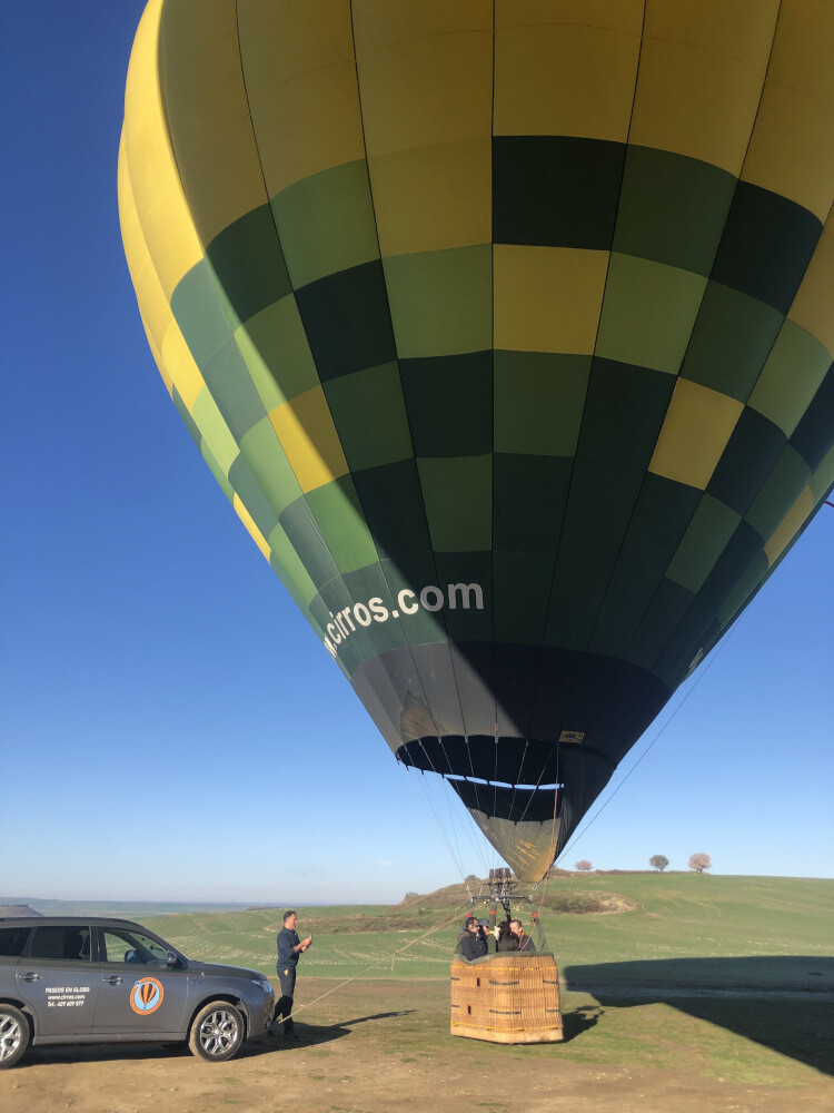 vuelo en globo Madrid Segovia Toledo